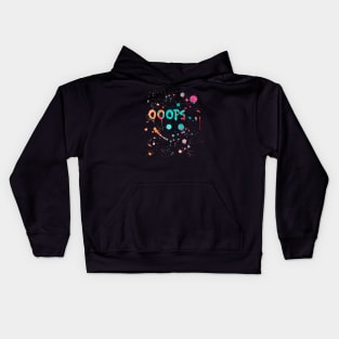 Oooops paint splatter Kids Hoodie